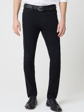 J. Crew Factory Straight-fit Jean‎ Signature Flex Dark Shadow Black Size 34 x 34